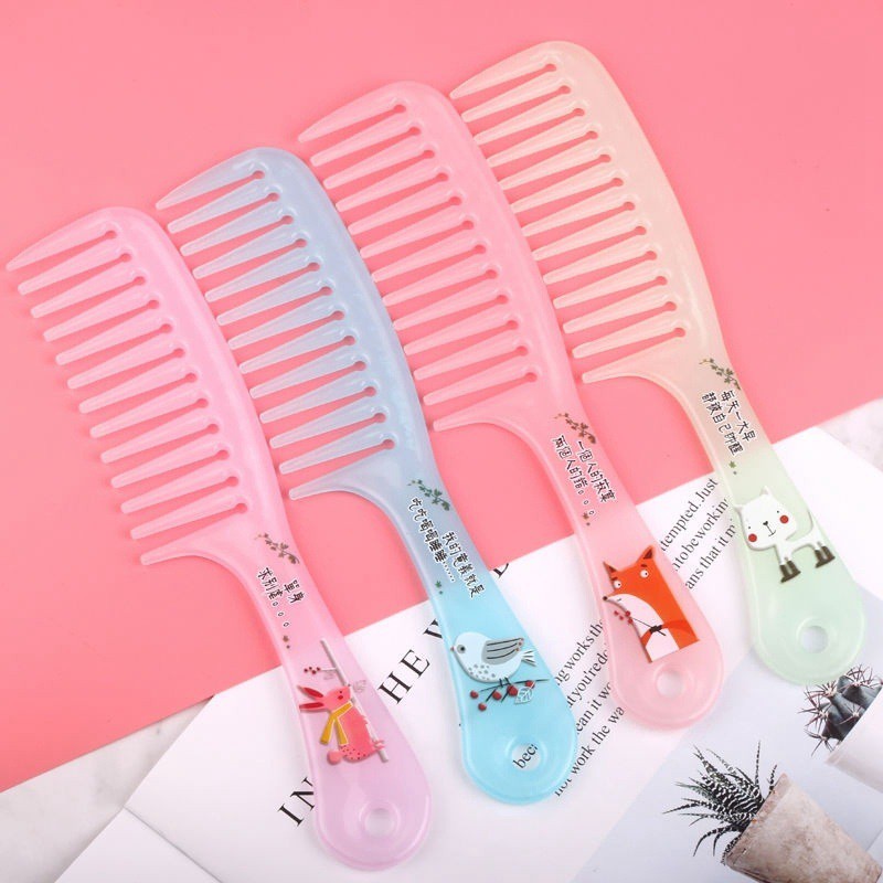 ~ PIYOSHI08 ~ Sisir Rambut Anti Kusut Model RENGGANG Motif Lucu Ala Korea Murah AF246