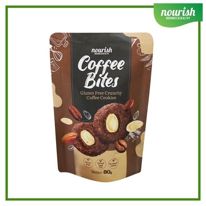

Coffee Bites - Gluten Free Coffee Cookies With Almond 80Gr