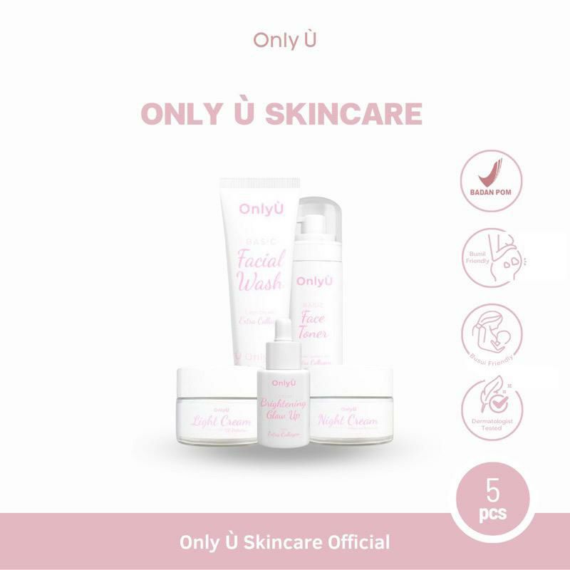 Only U Skincare | Paket Krim Wajah BPOM untuk Flek, Jerawat, Kusam