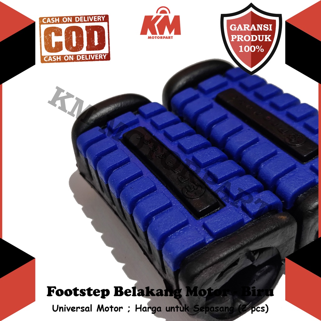 Footstep Belakang Cocok untuk Semua Motor Step Karet Barstep Variasi 2 Pcs