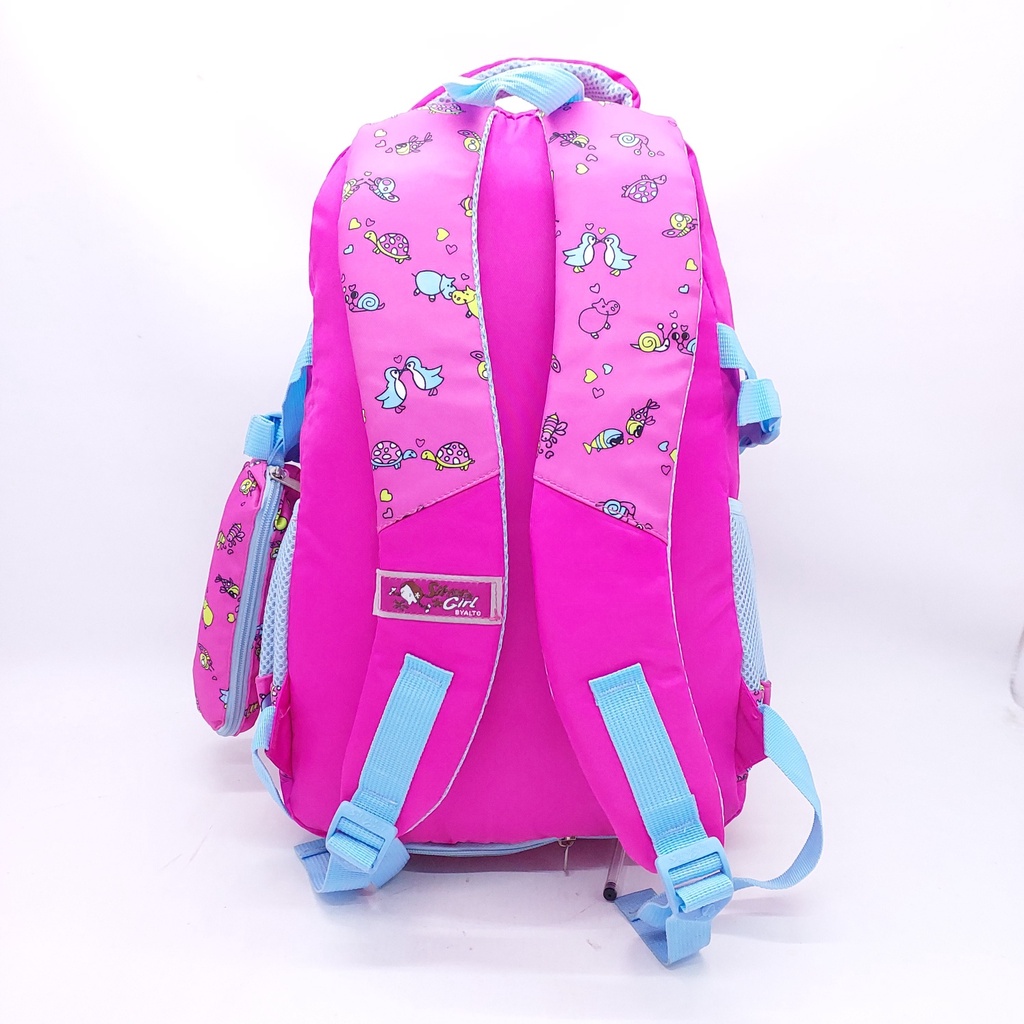 TAS SILVER GIRL ALTO MOTIF CUTE ANIMALS + KOTAK PENSIL SIZE 18 INCHI BESAR MURAH ORIGINAL / RANSEL SILVERGIRL ALTO ANIMASI HEWAN LUCU 18 INCH MURAH BARU / TAS SEKOLAH CEWEK SD SMP SMA SILVER GIRL ALTO + KOTAK PENSIL / RANSEL LAPTOP ALTO SILVER GIRL MURAH