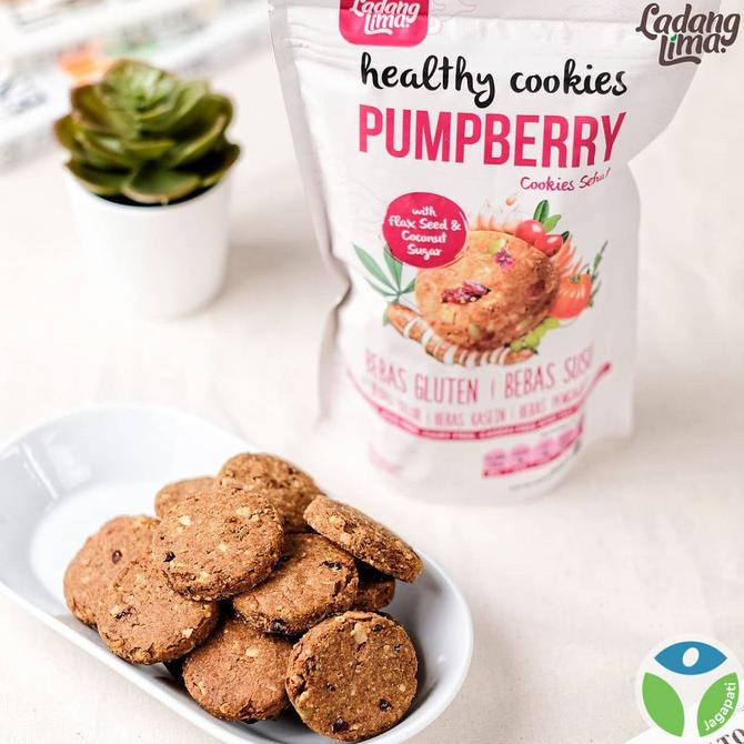 

Ladang Lima - Pumpberry Cookies - Kue Kering - No Msg - 180Gr