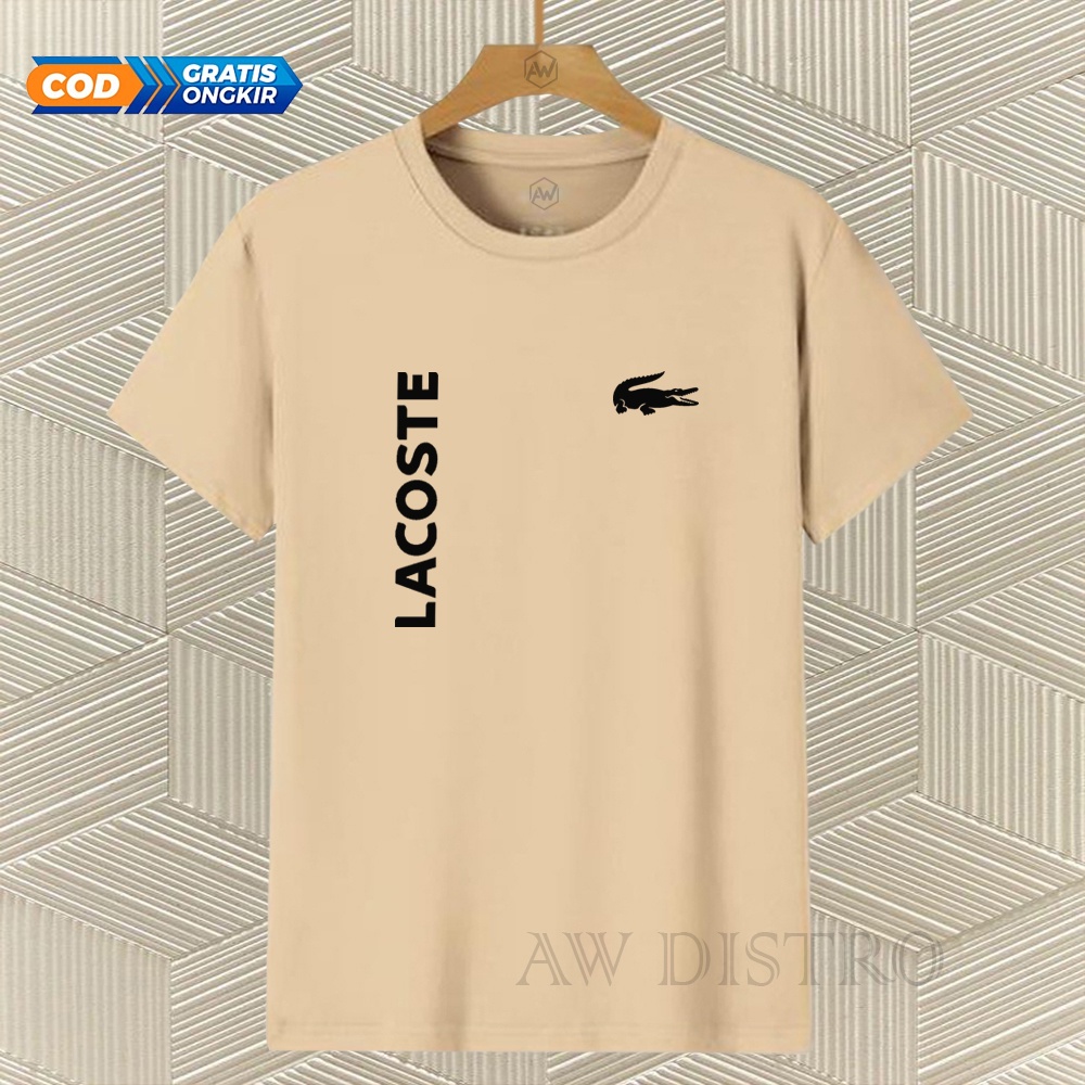 COD Baju Kaos Distro Lct Kirka Text Hitam Premium Quality Lengan Pendek