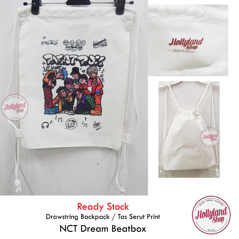 Drawstring Backpack / Tas Serut BTS Tiny Tan exo Unofficial