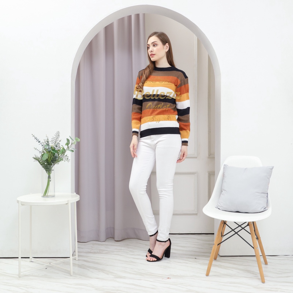 Belleza outlet baju rajut Cardigan rajut atasan wanita Summerly Sweater