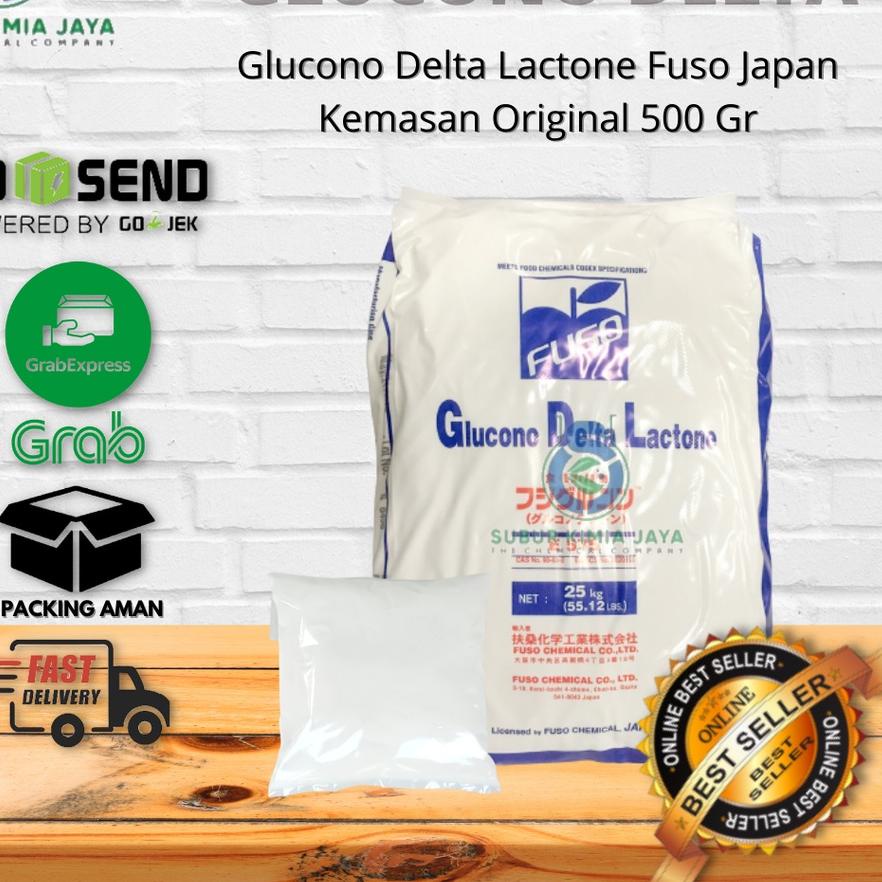 

QualityControl⭐-Glucono Delta Lactone GDL Fuso Japan Food Grade / Cioko Sekau Tahu / Fuso Kembang Tahu 500 gr