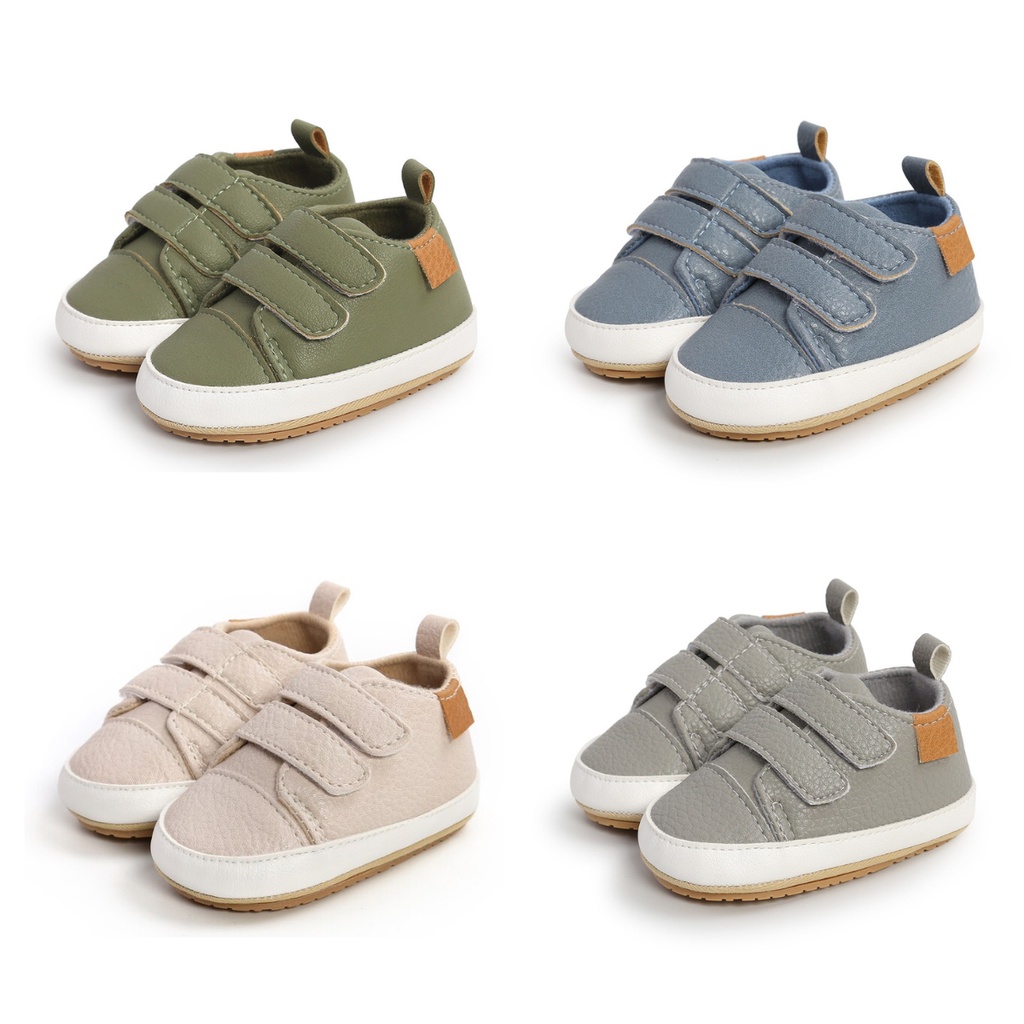 ALbaby Sepatu Prewalker Bayi CS STREP Anti Slip Laki Laki Perempuan 0 6 12 Bulan Terbaru