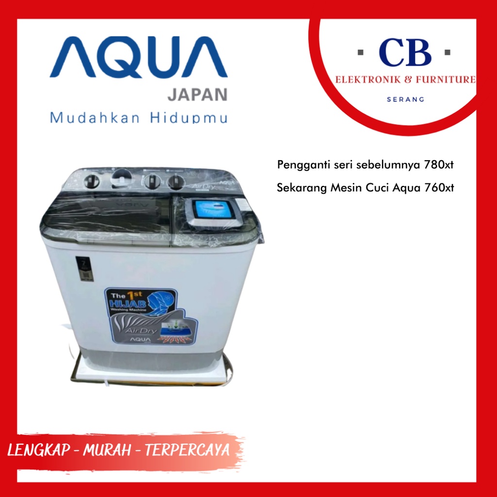 MESIN CUCI AQUA 760XT / 780XT - 7KG