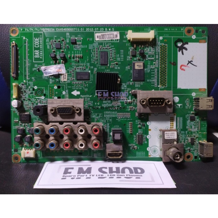Mesin TV LG 42PA4500-TM - Mobo MB Mainboard TV LG 42PA4500 TM