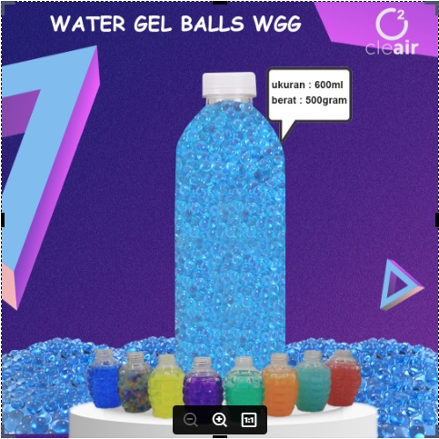 CleAir O2 - Water Gel Blaster Balls Toy Gun WGG Orbeez Telur Naruto