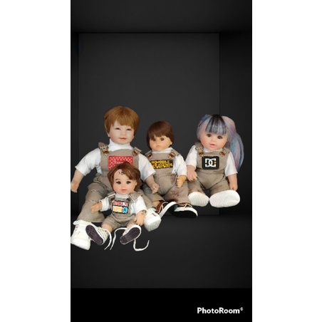 baju boneka reborn, vinyl, size 12, 18, 20, 22 & 24
