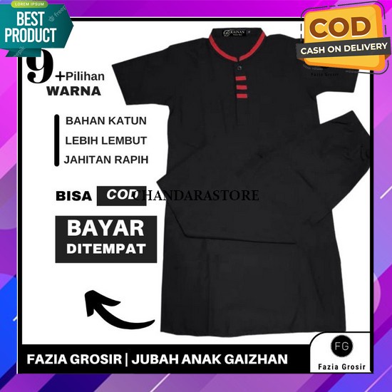 Jubah Anak Laki Laki Umur 10 11 12 13 14 15 Tahun Motif Polos Umur 6 7 8 9 Tahun Premium Murah Lebar