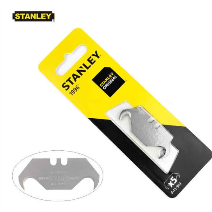 

Refill mata cutter stanley ( 11-983 ) Large Hooked Knife Blades (5pcs)