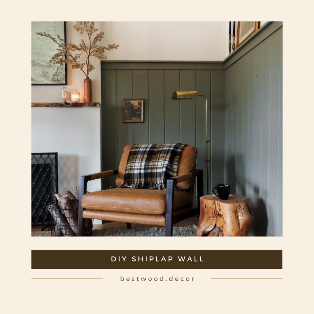 Shiplap Wall / Wall Panel / Panel Dinding / List Dinding Kayu / Dekorasi / Wall Moulding