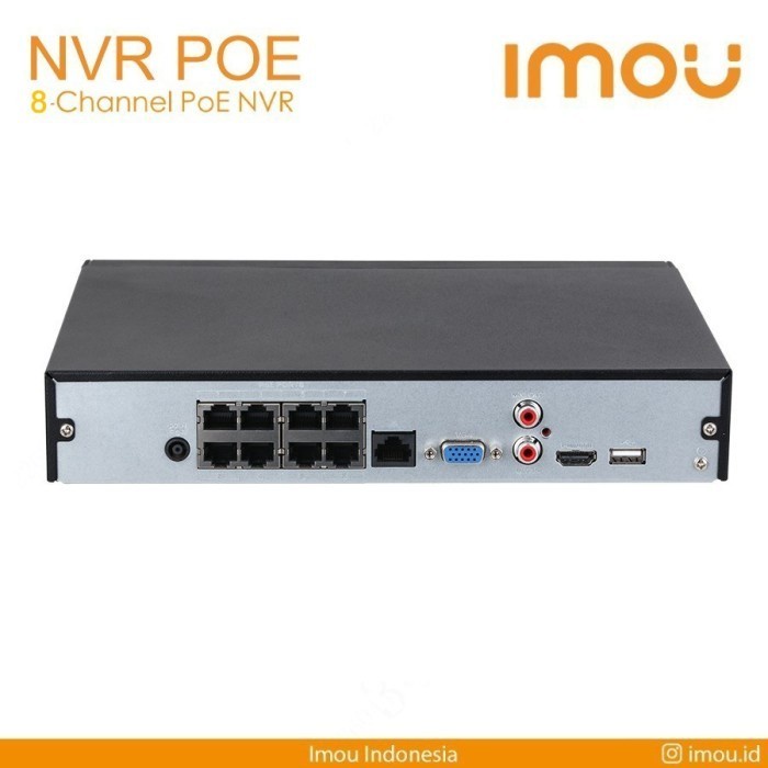 NVR Imou N18P 8Ch PoE Perekam IP Camera Suport Onvif Dahua Hikvision