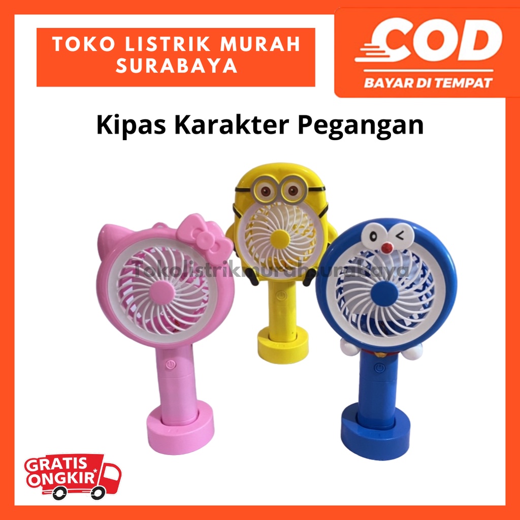 KIPAS KARAKTER PEGANGAN/ KIPAS PORTABLE