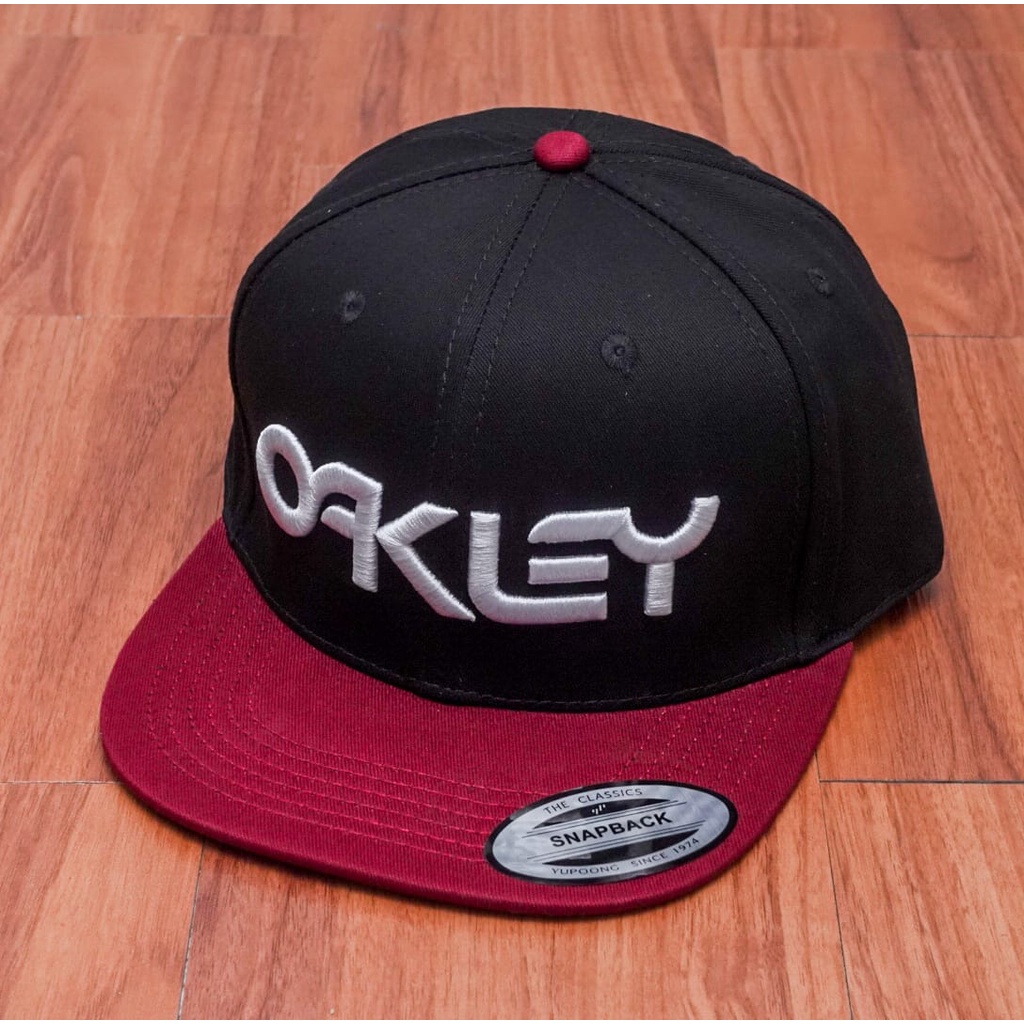 Topi Oakley Snapback Pria Import Mirror Original