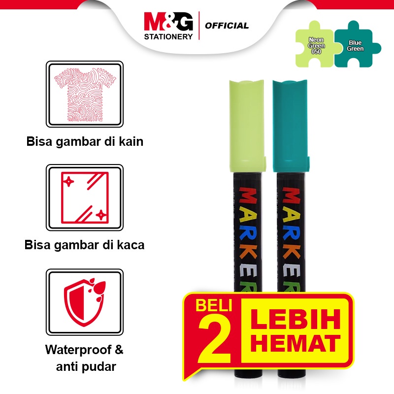 

M&G [ BUNDLE ] Marker Spidol Akrilik / Acrylic Marker Multifungsi Segala Permukaan