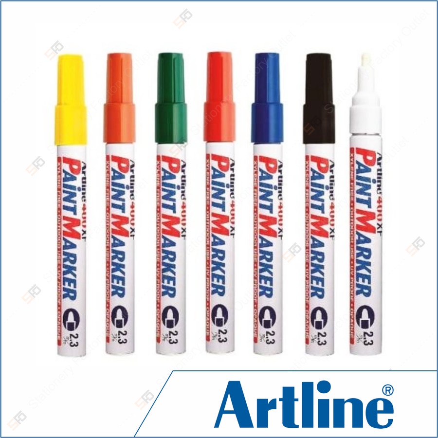 

Spidol Artline Paint Marker EK-400XF - Permanent 2.3 mm - SFO Semarang Official