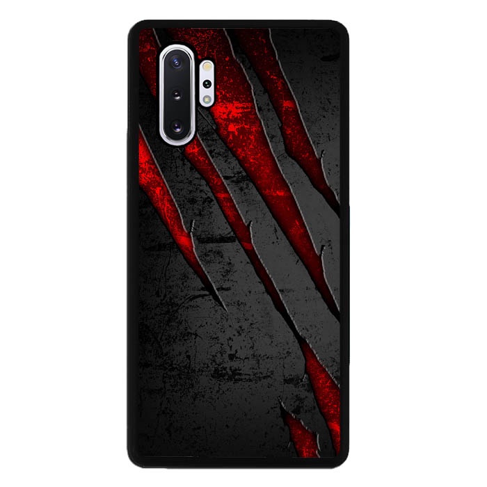 Casing Case Samsung Galaxy Note 8 9 10 20 Plus Lite Ultra Metal black DF171