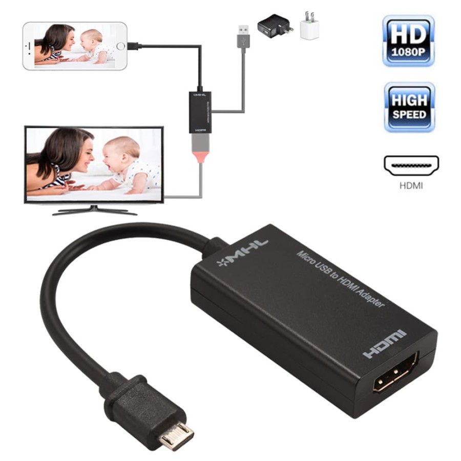 Trend-Kabel MHL Converter Micro USB to HDMI Kabel for HP Android ke TV HDMI