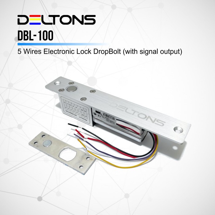 

Electric Lock DropBolt - Dead Bolt Lock Access Control - Dropbolt Lock