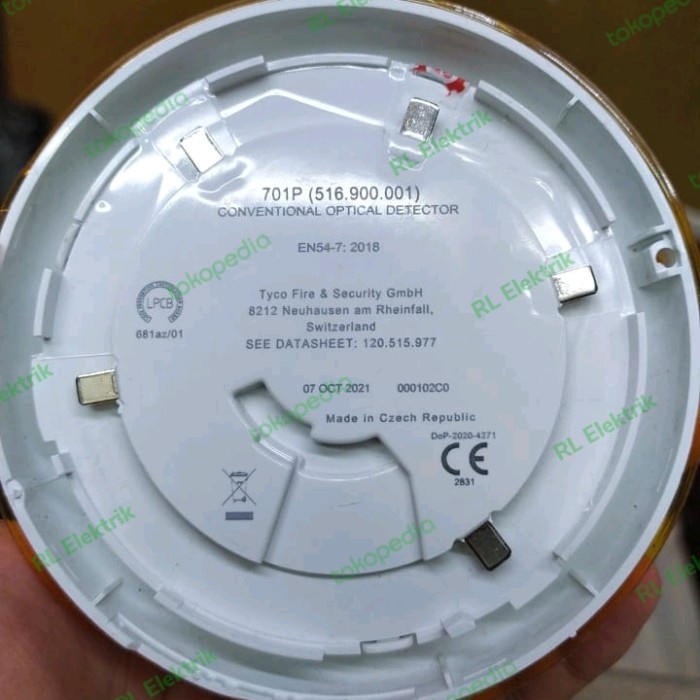 SMOKE DETECTOR TYCO 701p-UL