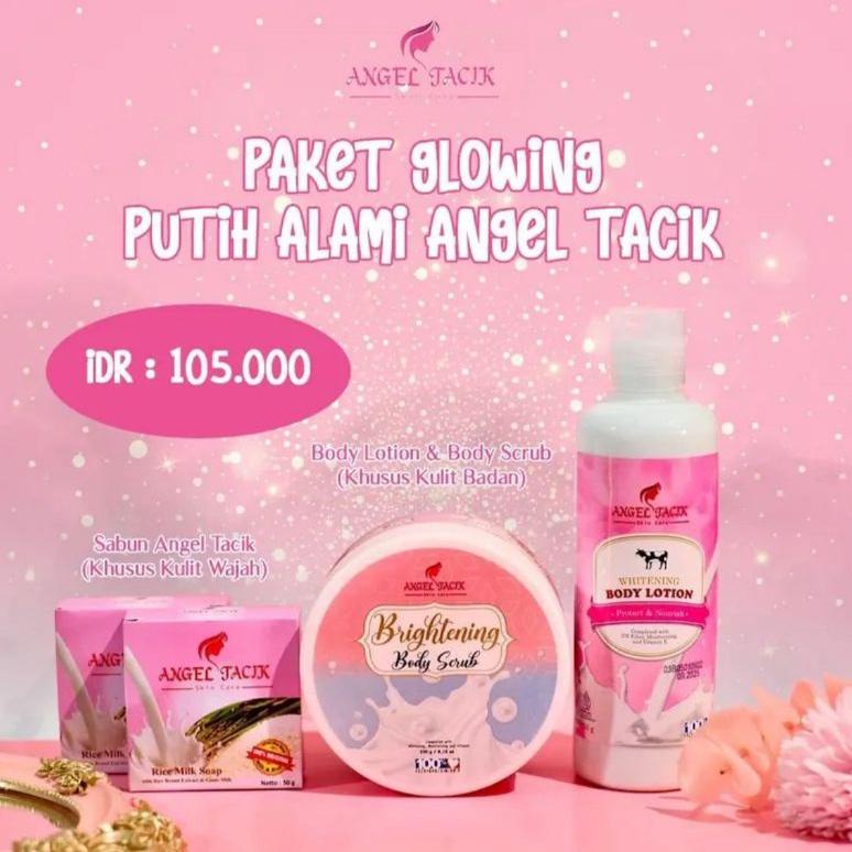 [READY] ANGEL TACIK BODY LOTION 250ML WHITENING VIRAL HB HANDBODY [BPOM] Pemutih Badan Ampuh BPOM Or