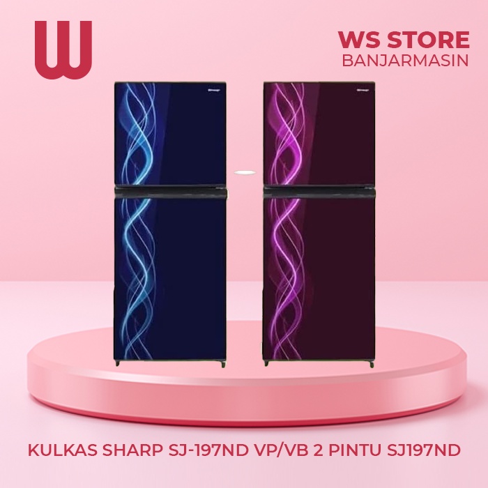 Kulkas SHARP SJ-197ND VP/VB 2 Pintu SJ197ND