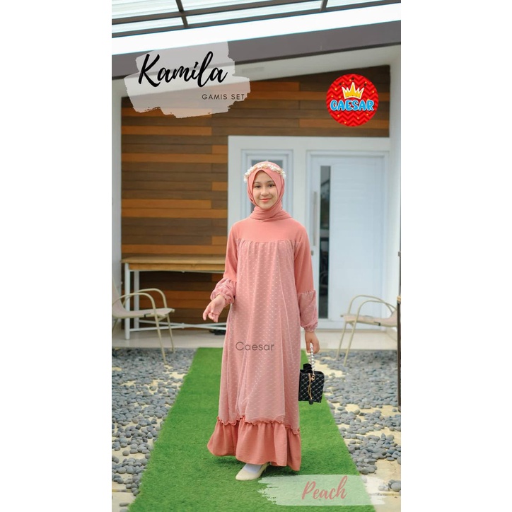 Set phasmina Gamis Remaja Kamila by Caesar