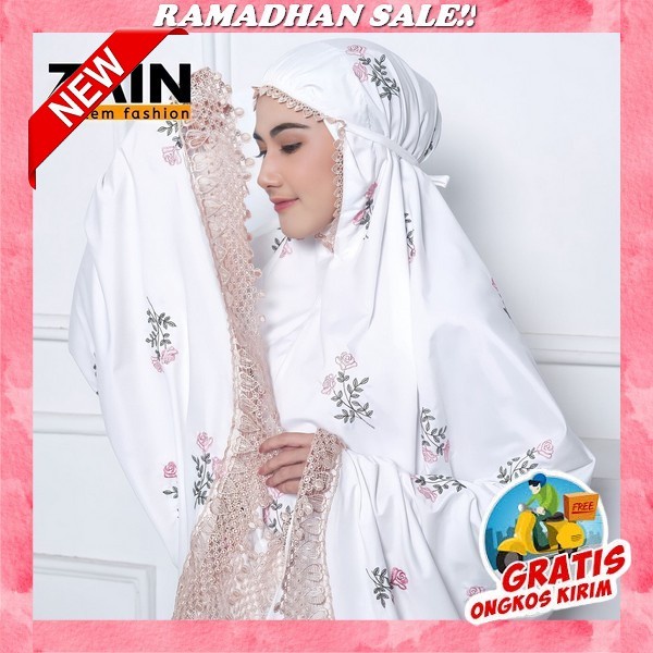 Mukena Wanita Dewasa Rayon Premium Adem Mix Renda Mukena Rihana By Ama Najwa Mukena Dewasa Terbaru 2