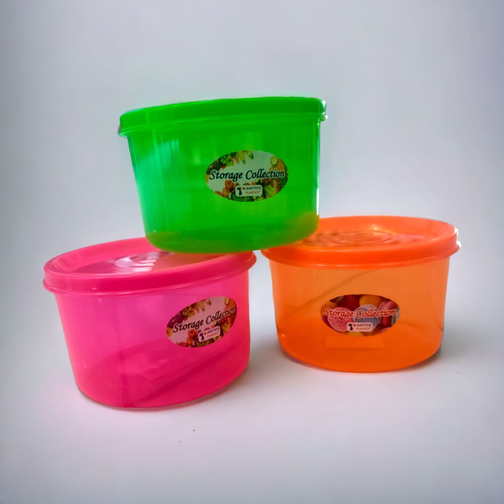 Toples Makanan Kue Snack Serbaguna Plastik Warna - Kecil - Terlaris