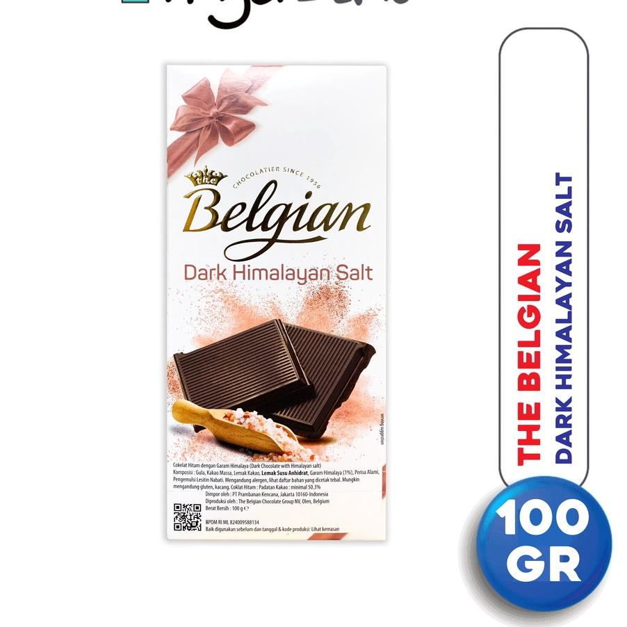 

Diskon⚡️-THE BELGIAN Dark Chocolate with Himalayan Salt 100 gram Cokelat Hitam