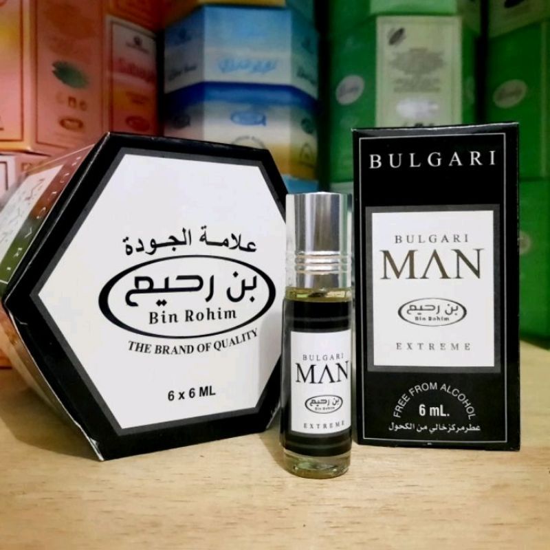 parfum bin rohim BULGARI MAN 6ml per box(6pcs)