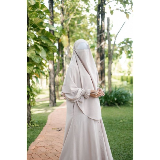 Gamis Lovely [Taupe] By Zauhara