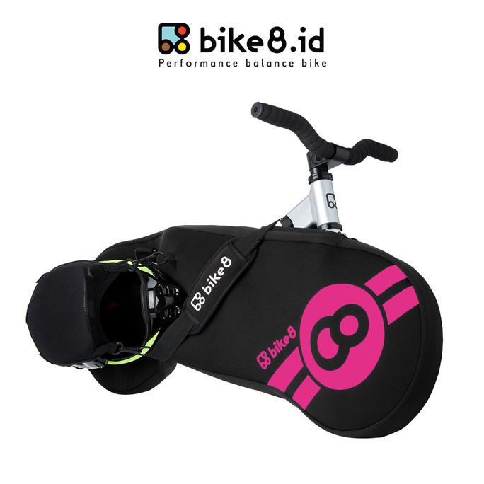 BIKE8 Balance Push Bike Carrier Cover Bag - Tas Sepeda - PINK