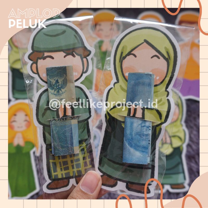 

AMPLOP LEBARAN PELUK KEKINIAN (free plastik) - feellikeproject.id