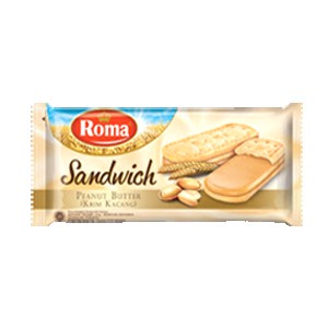 

ROMA BISCUIT SANDWICHI PEANUT BUTTER PCK 216/189g