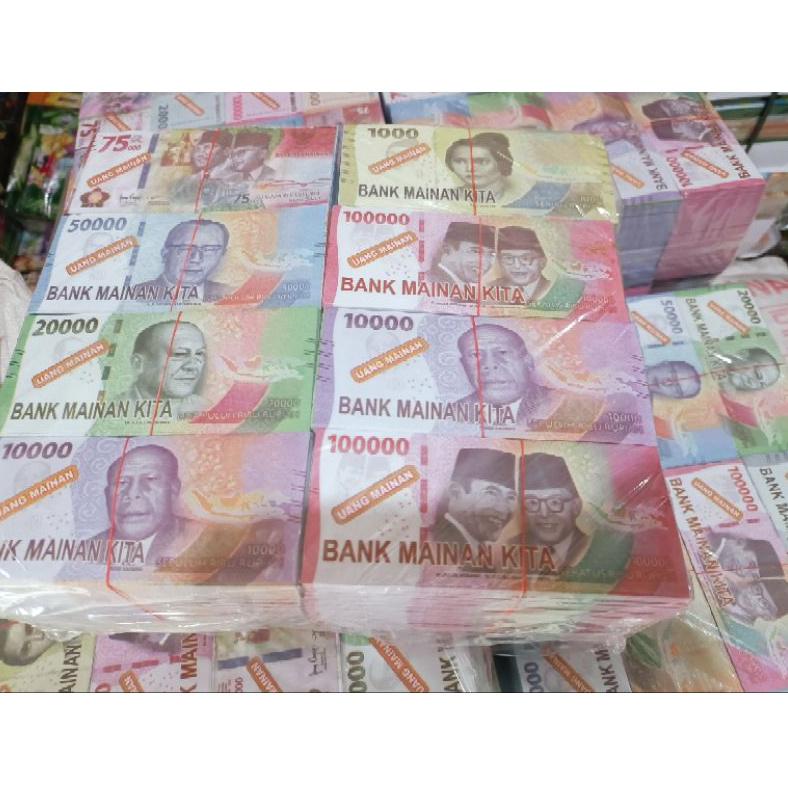 ⚡TOK SIAP 【COD 1 IKAT UANG MAINAN(1000 LEMBAR)