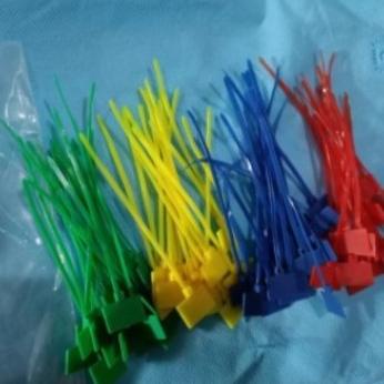 

100pcs Ties Label Kabel Ties Tali Kabel Marker Name 3cm x 10cm rajaav77 Berkualitas