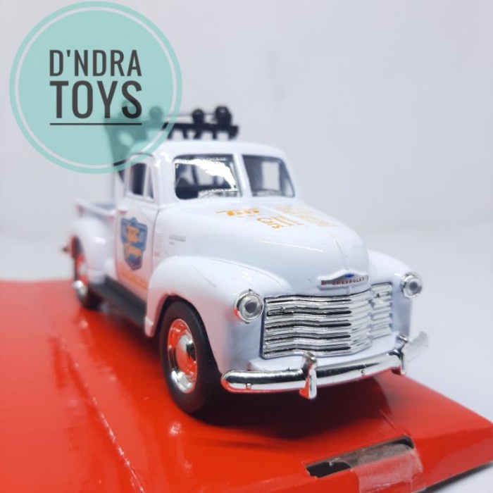MUST HAVE DIECAST MINIATUR MOBIL KLASIK 1953 CHEVROLET TOW TRUCK PICK UP WELLY TERBARU