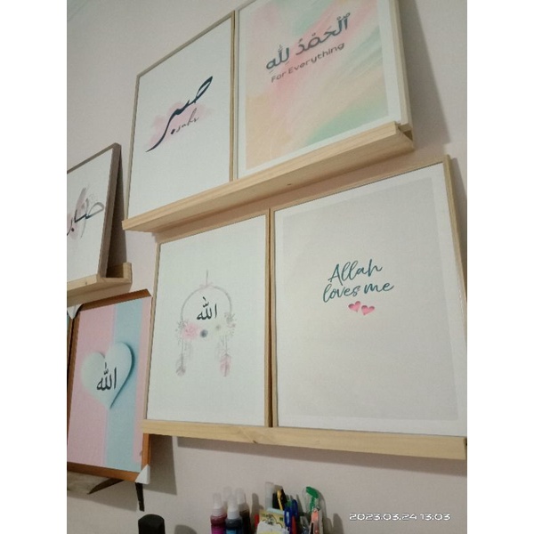 lukisan canvas print / lukisan kabah / lukisan kaligrafi / hiasan dinding Kabah / hiasan dinding kal