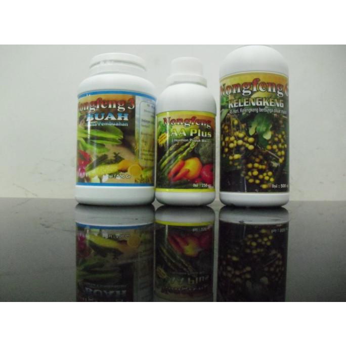 =+=+=+] Pupuk Nongfeng Paket Kelengkeng (NF Kelengkeng, AAPlus, Nongfeng Buah)