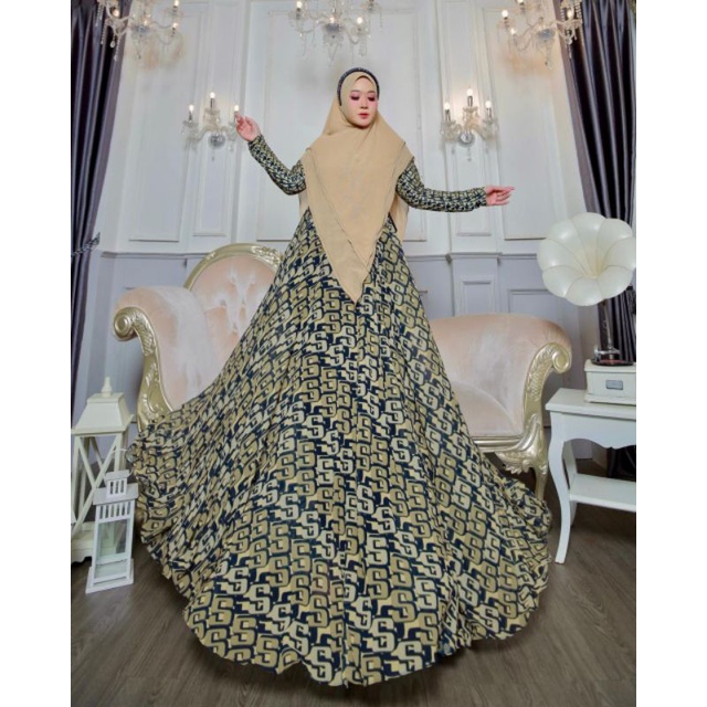 ‼️PROMOOO‼️SET SYARI JASMEEN MONO BY SARKIS EXCLUSIVE | SET GAMIS PREMIUM