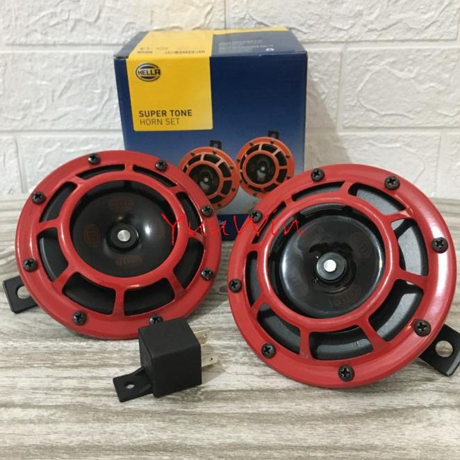 Klakson Hella Supertone + Relay Original