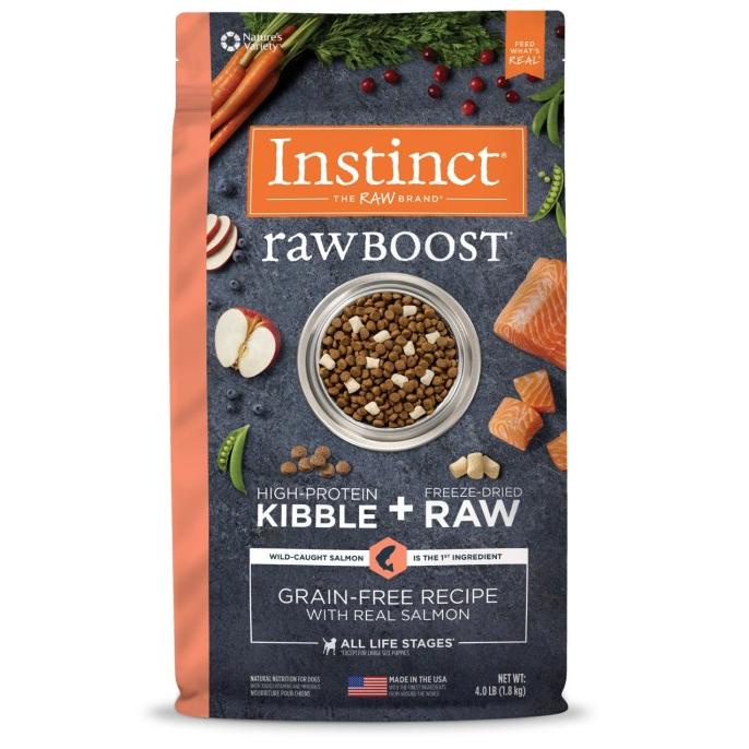 Instinct Dog Food Raw Boost Real Salmon Dry Dog Food