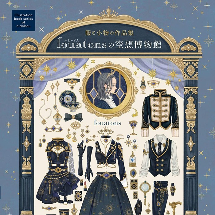 Terlaris Fouatons Artbook - Illustration Book Series Of Nichibou Fashion
