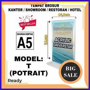 

TEMPAT BROSUR / TENT CARD / AKLIRIK DISPLAY A5 MODEL T POTRAIT tools n parts 29M4R23
