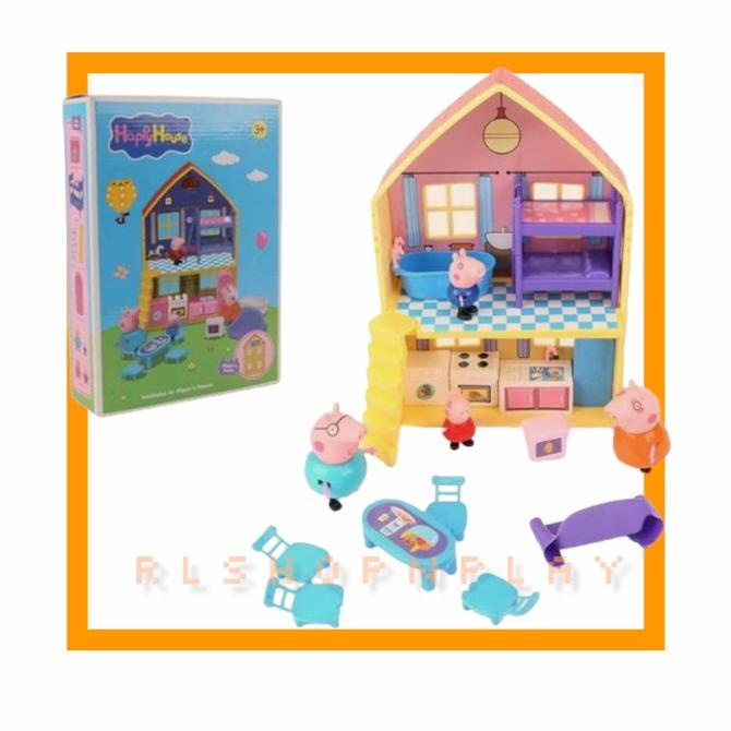 Mainan rumah rumahan peppa pig
