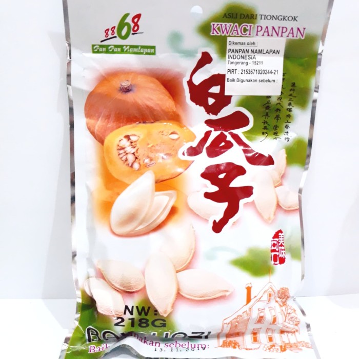 

Best Seller Pan Pan Namlapan Pumpkin Seeds / Kuaci Labu Import Asli Tiongkok